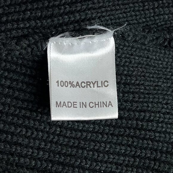 Seek The Label Turtleneck Sweater in Black - sz Small - Picture 7 of 8